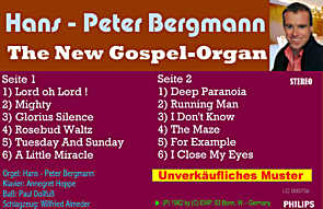 Hans-Peter Bergmann - Cassette The new Gospel - Organ