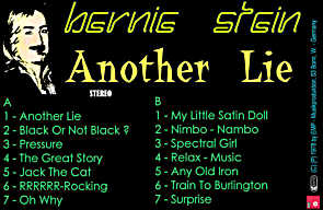 Bernie Stein - Cassette "Another Lie"