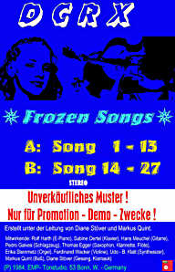 DCRX - Cassette "Frozen Songs"
