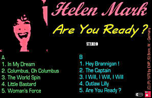 Helen Mark - Cassette "Are You Ready ?"