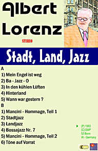 Albert Lorenz - Cassette Stadt, Land, Jazz