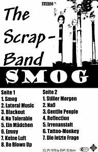 The Scrap - Band - Cassette "Smog"